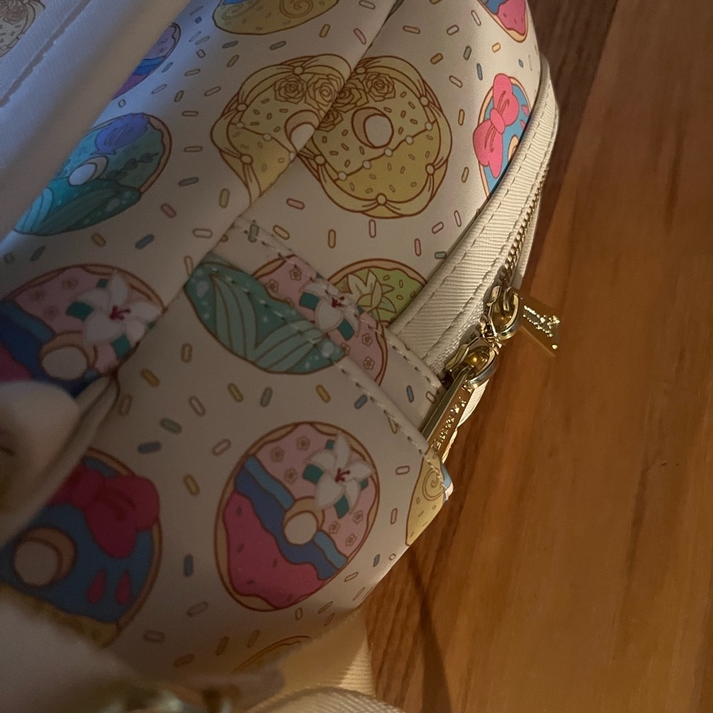 2 Disney Princess LoungeFly Backpacks and one wallet 👑👑👑👑👑👑👑👑👑 - Picture 10 of 14